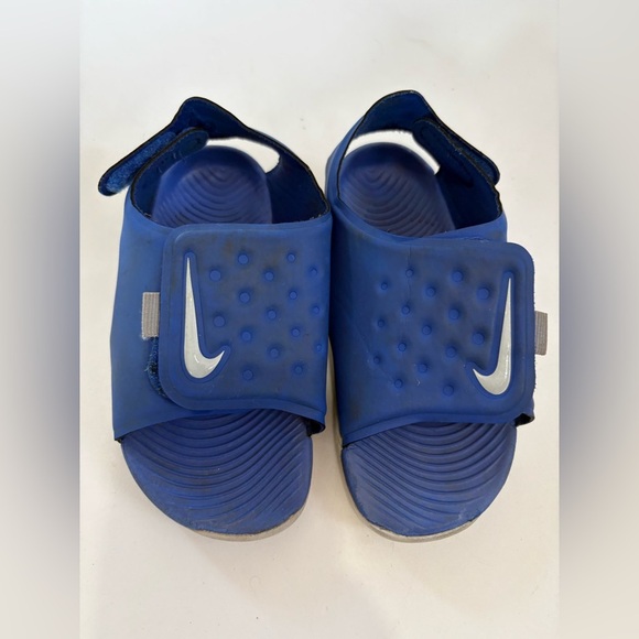 Nike toddler Sunray blue Velcro strap sandals size 9c - Picture 5 of 8